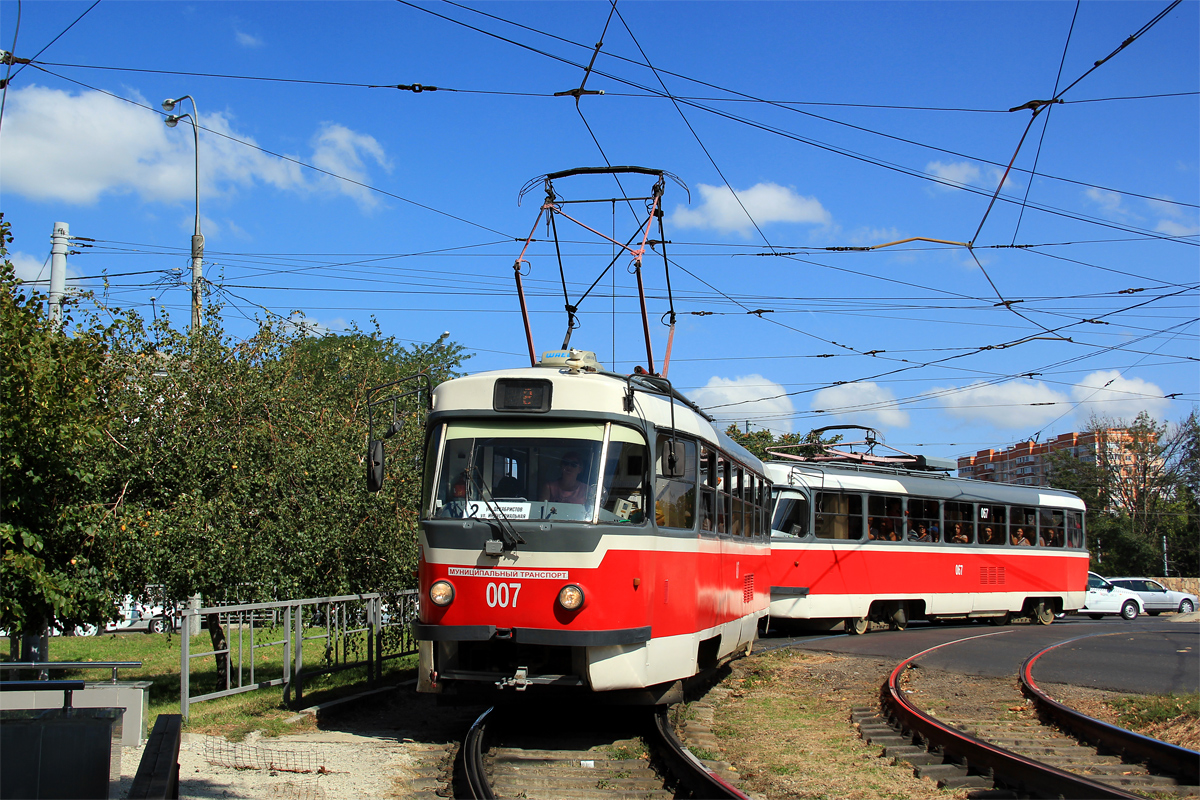 Краснодар, Tatra T3SU КВР ТРЗ № 007 Краснодар, Tatra T3SU КВР ТРЗ № 007