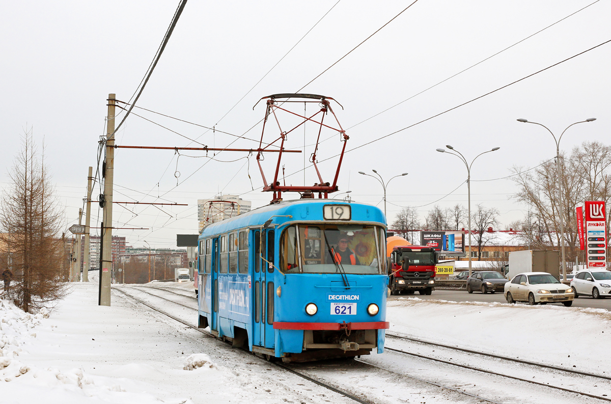 Екатеринбург, Tatra T3SU (двухдверная) № 621