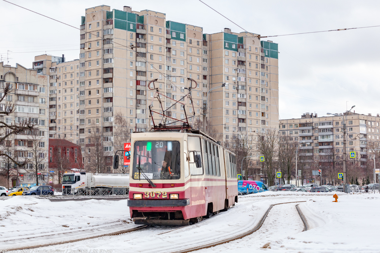 Санкт-Петербург, ЛВС-86К-М № 3072