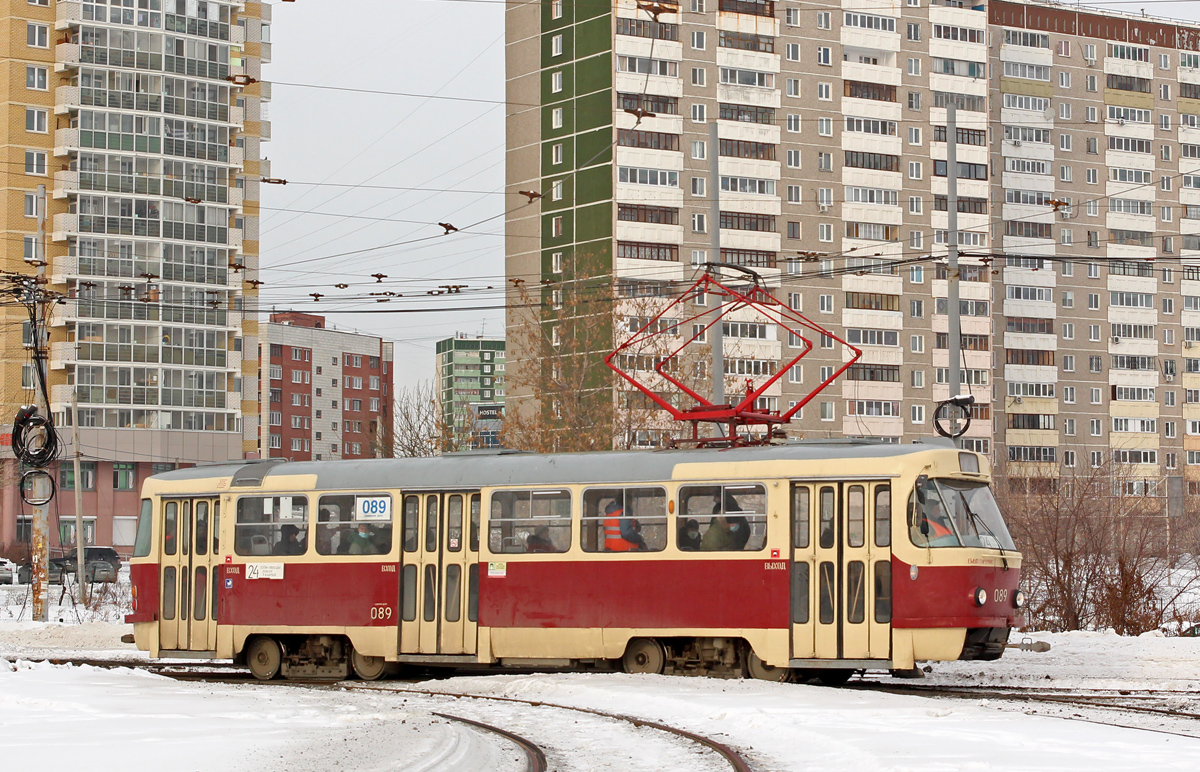 Iekaterinbourg, Tatra T3SU (2-door) N°. 089
