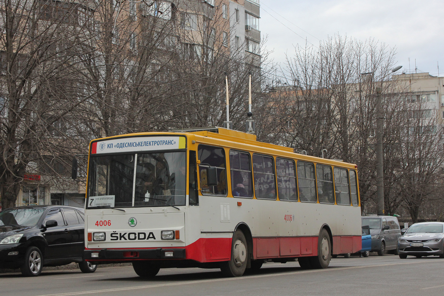 Одесса, Škoda 14Tr17/6M № 4006