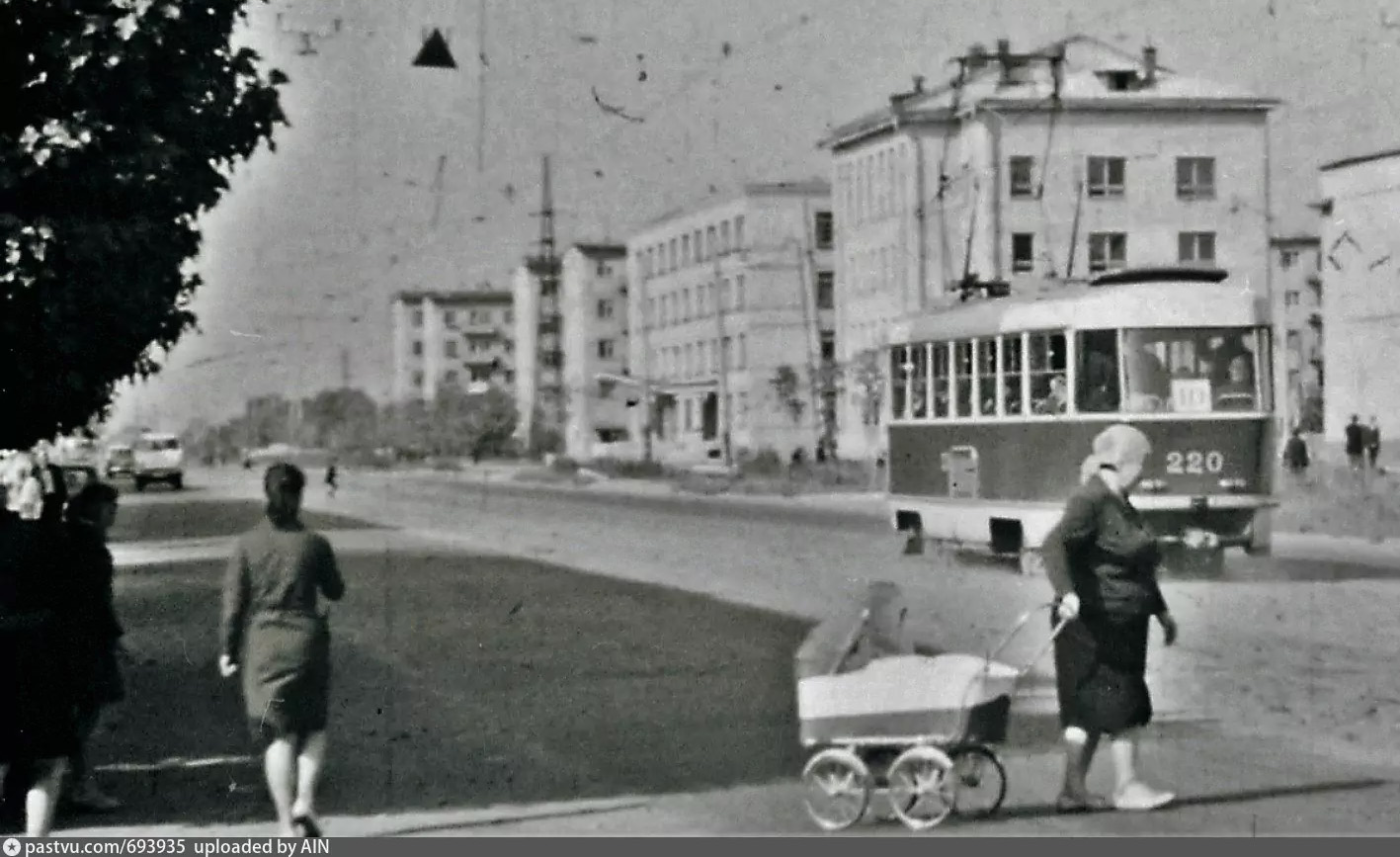 Тверь, Tatra T3SU (двухдверная) № 220; Тверь — Старые фотографии (1917—1991); Тверь — Трамвайные линии: Московский район