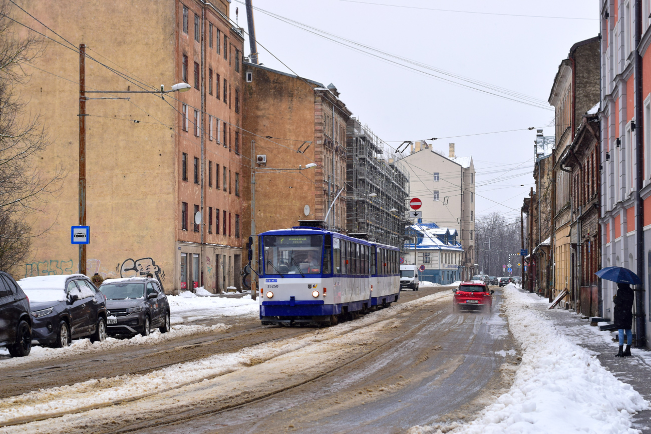 Рига, Tatra T3MR (T6B5-R) № 35250 Рига, Tatra T3MR (T6B5-R) № 35250