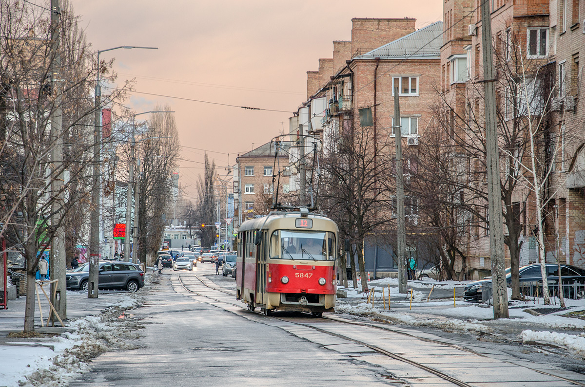 Kijów, Tatra T3SUCS Nr 5847
