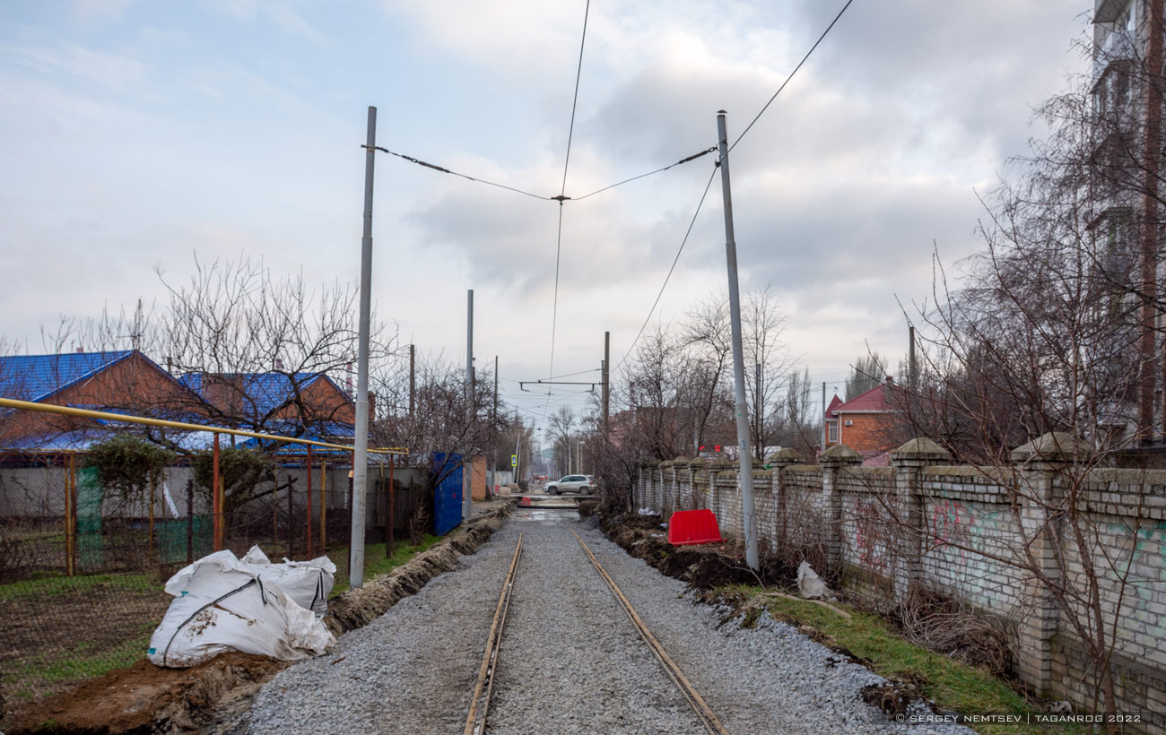 Taganrog — Repair of the tram line under the concession agreement. Stage #2