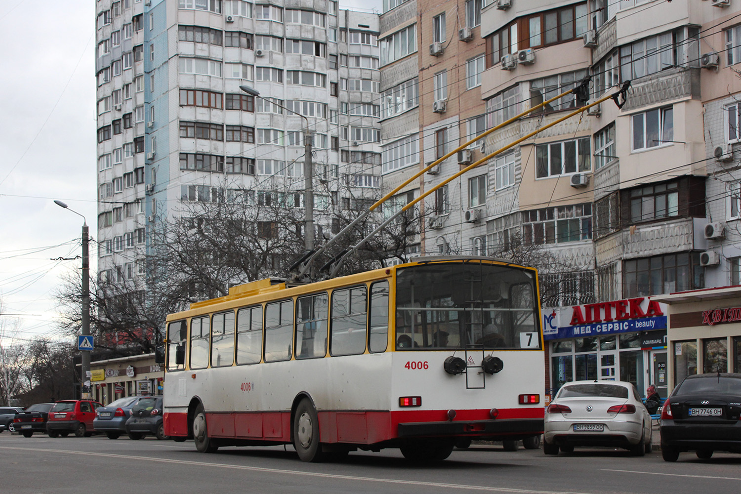 Одесса, Škoda 14Tr17/6M № 4006