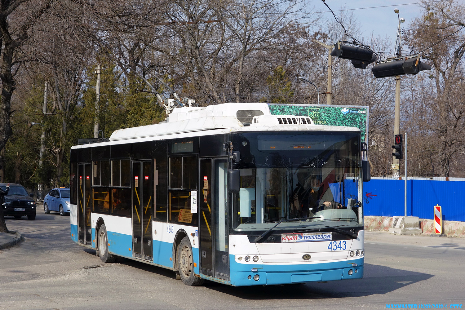 Крымский троллейбус, Богдан Т70110 № 4343