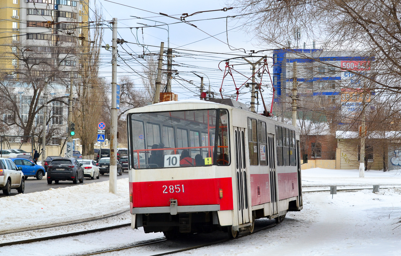 Волгоград, Tatra T6B5SU № 2851