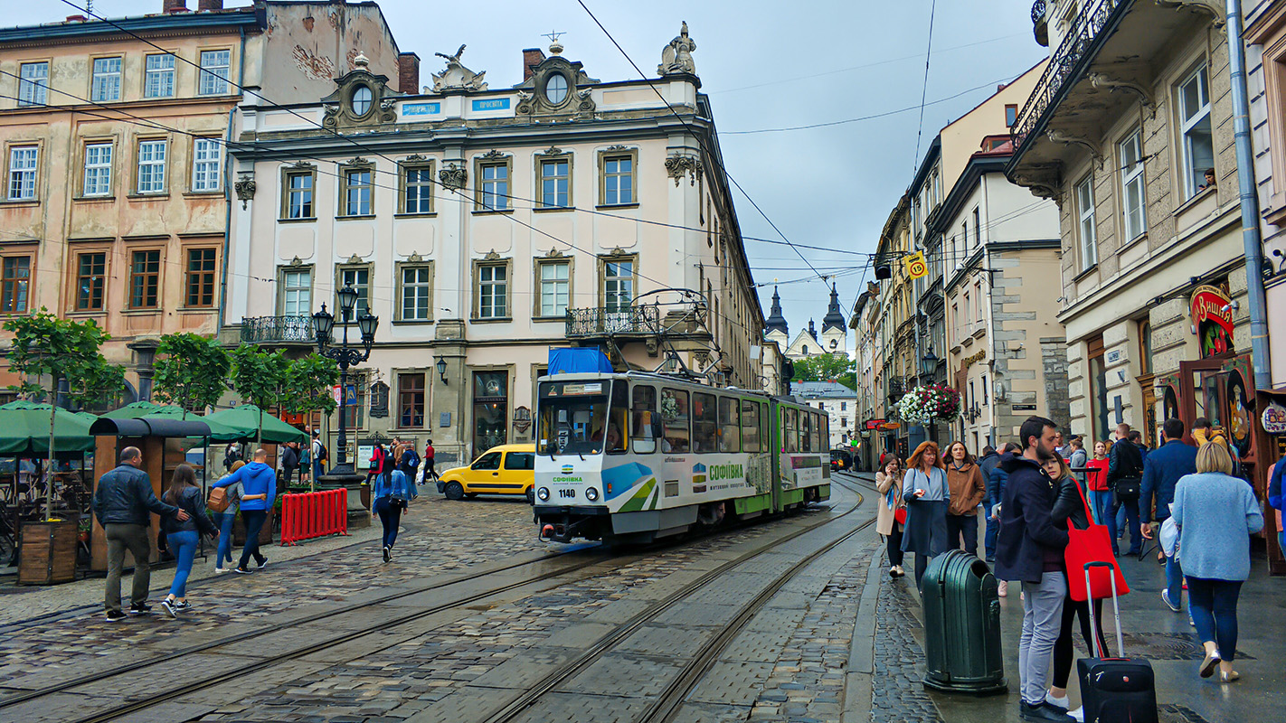 Львов, Tatra KT4SU № 1140