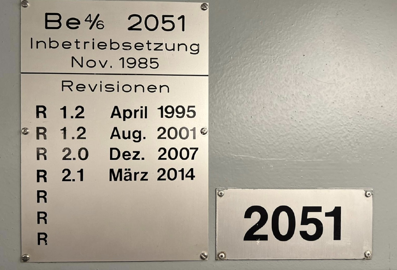 Zürich, SWP/SIG/BBC Be 4/6 "Tram 2000" — 2051