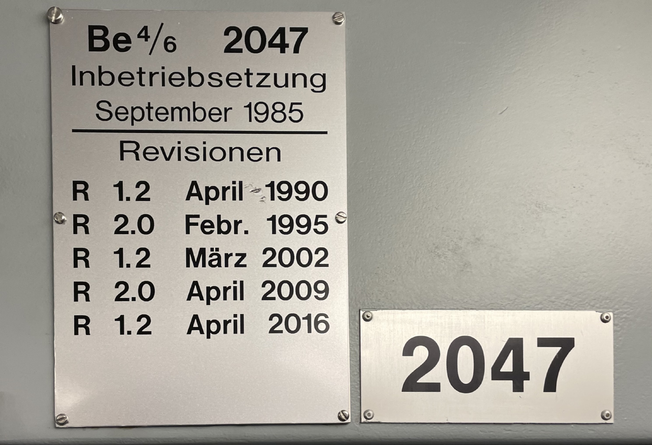 Цюрих, SWP/SIG/BBC Be 4/6 "Tram 2000" № 2047