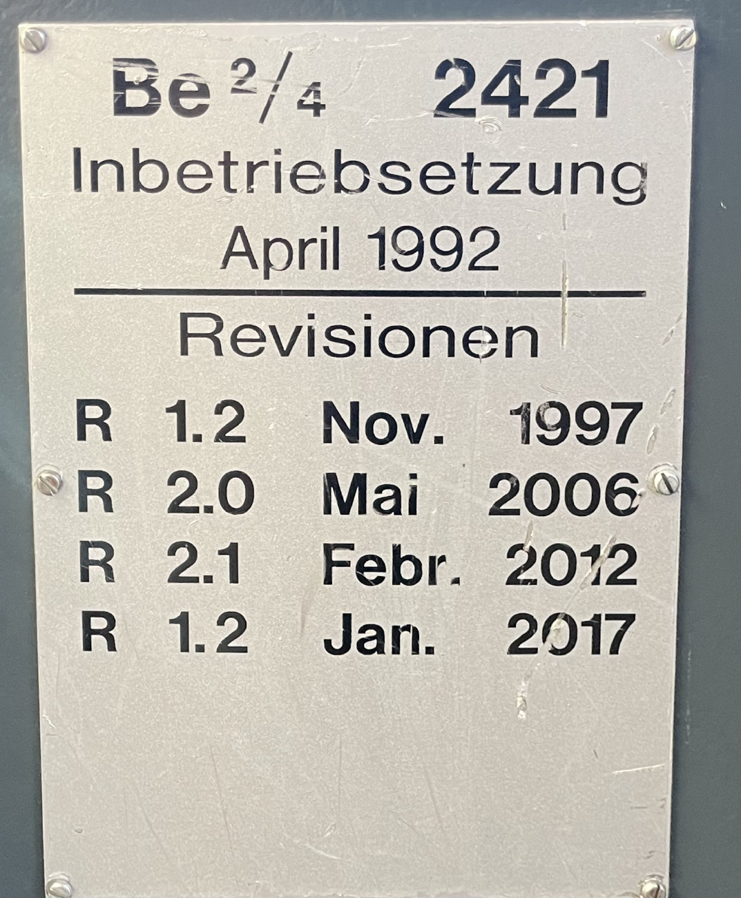 Zürich, SWP/SIG/ABB Be 2/4 "Tram 2000 Pony" # 2421