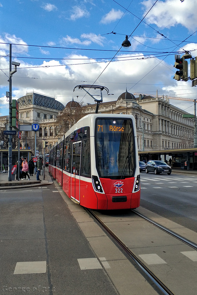 Viin, Bombardier Flexity Wien (Type D) № 322 Viin, Bombardier Flexity Wien (Type D) № 322