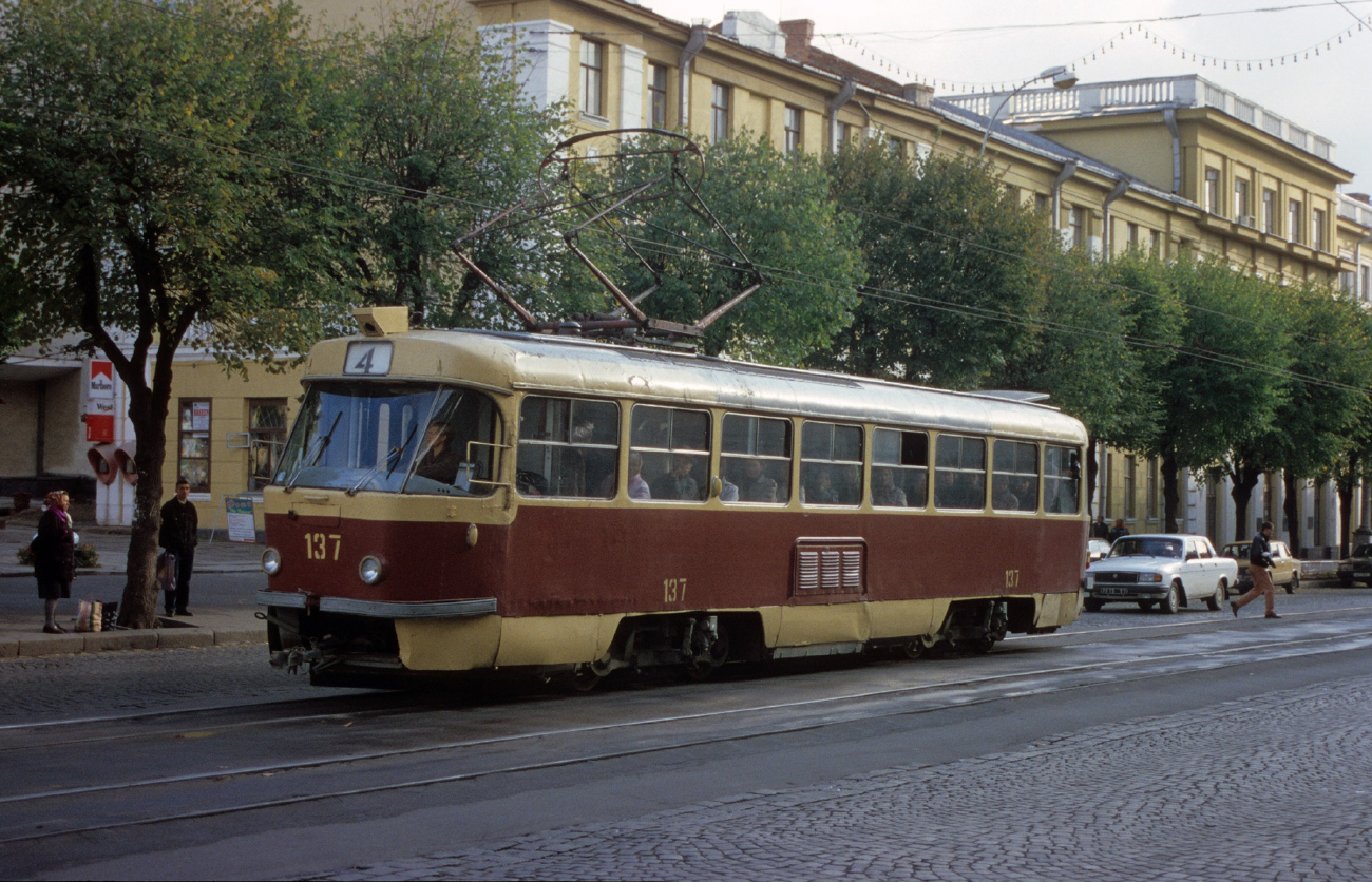 Винница, Tatra T4SU № 137; Винница — Старые фотографии