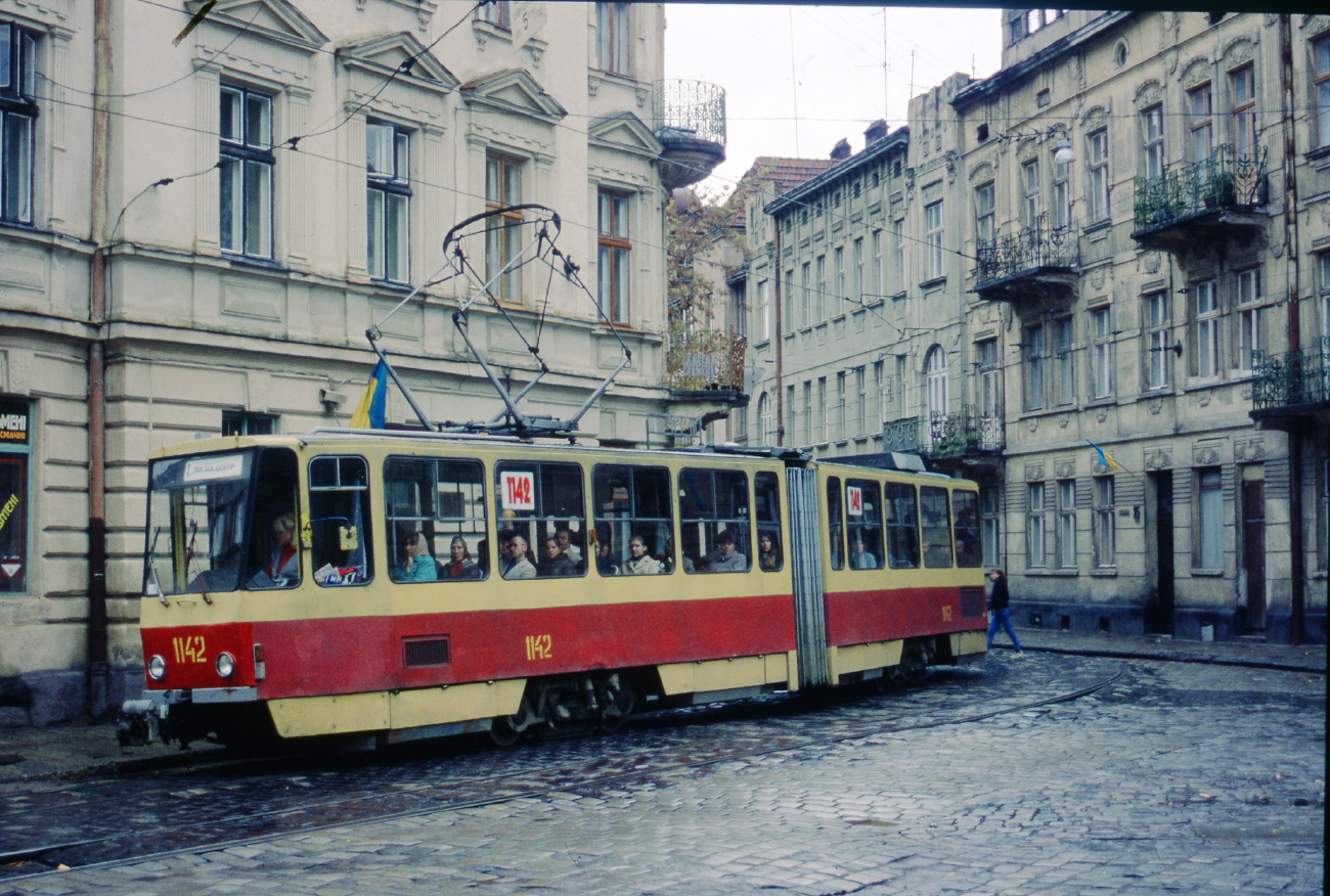 Львов, Tatra KT4SU № 1142