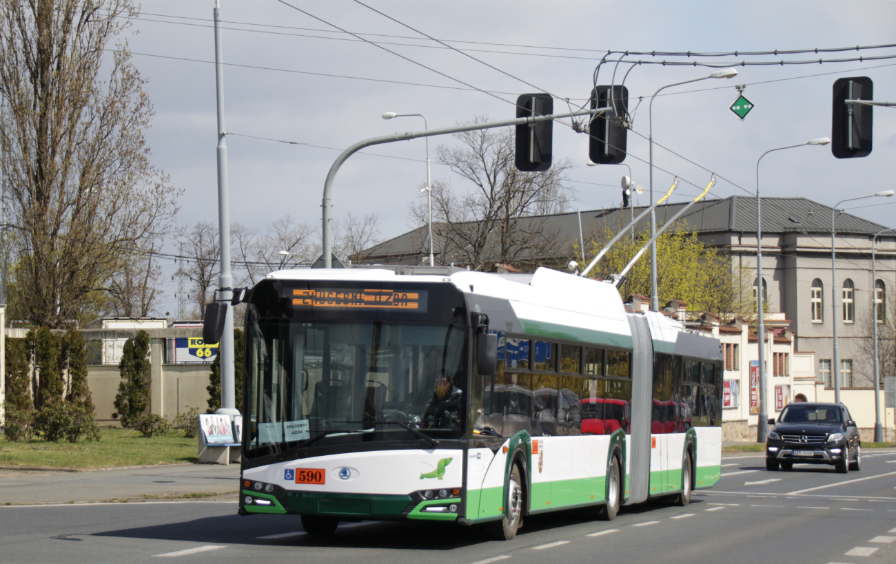 Plzeň, Škoda 27Tr Solaris IV № 590; Plzeň — Brand new trolleybuses from the Škoda factory