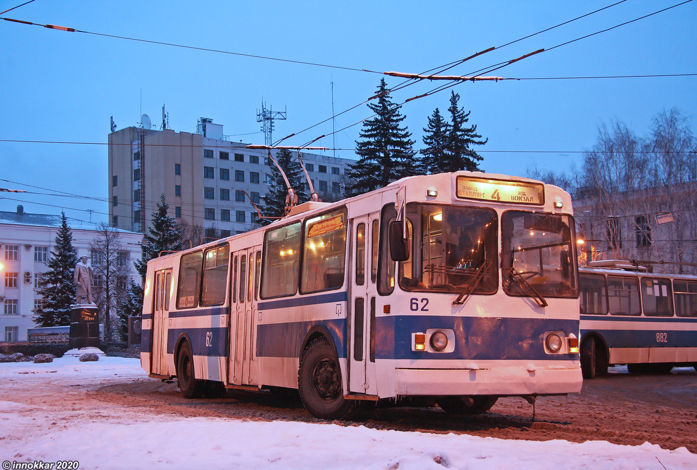 Samara, ZiU-682G [G00] Nr. 62; Samara — Terminus stations and loops (trolleybus)
