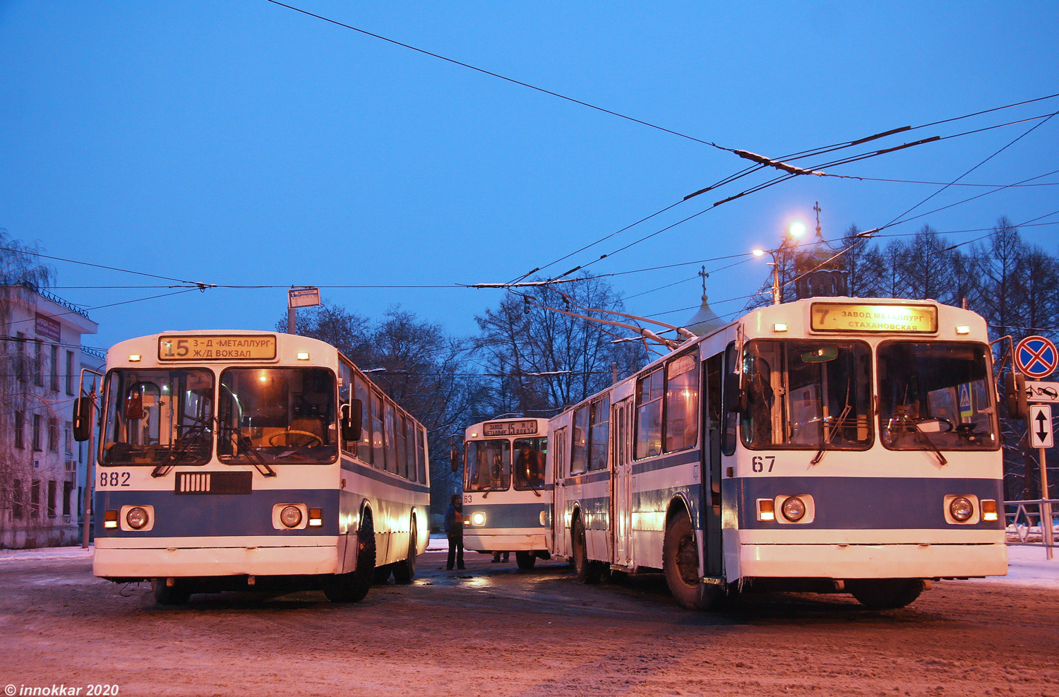 Самара, ЗиУ-682Г [Г00] № 882; Самара, ЗиУ-682Г [Г00] № 67; Самара — Конечные станции и кольца (троллейбус)