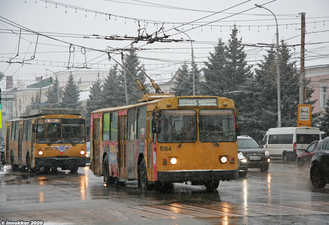 Рязань, ВЗТМ-5284 № 3073; Рязань, ЗиУ-682Г [Г00] № 1064