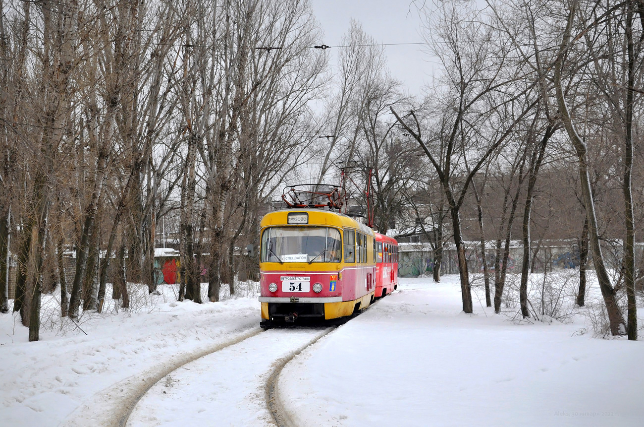 Волгоград, Tatra T3SU (двухдверная) № 54