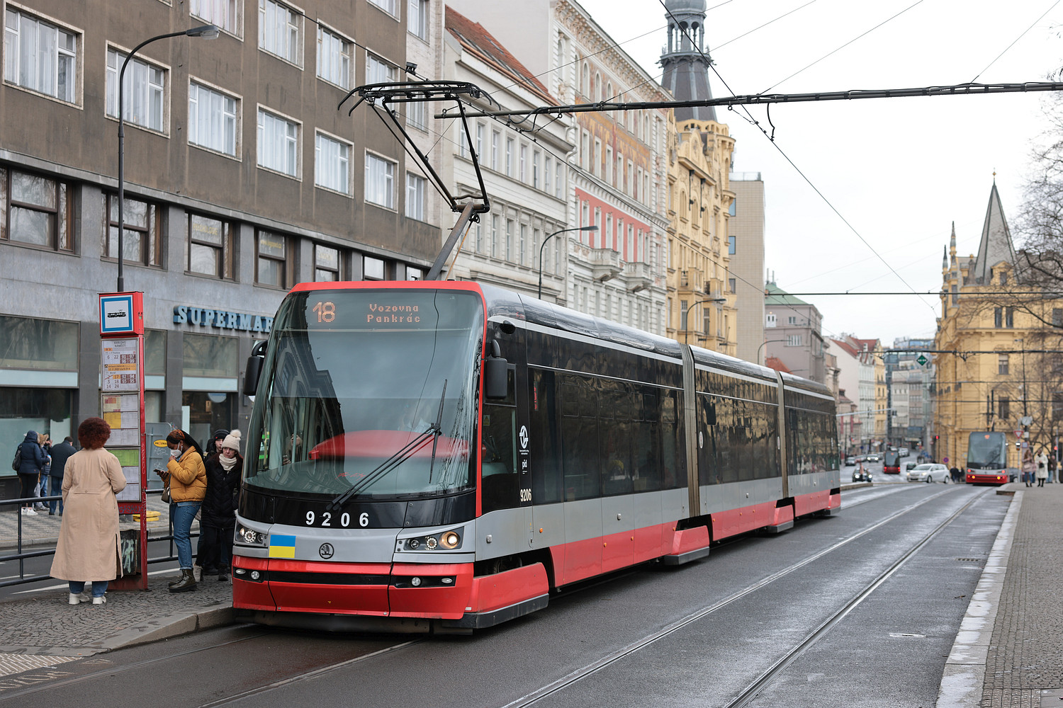 Прага, Škoda 15T1 ForCity Alfa Praha № 9206