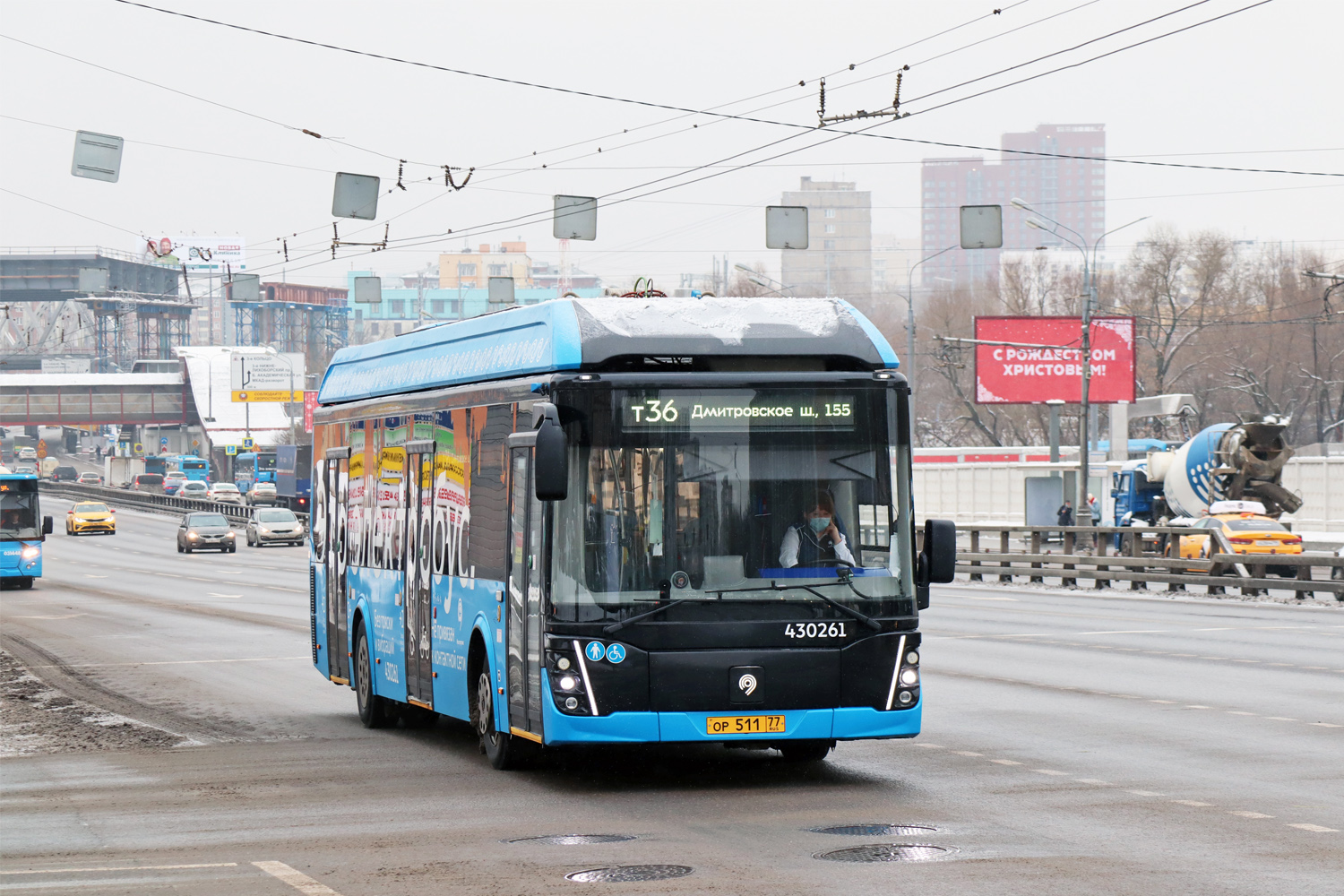 Moscow, LiAZ-6274 # 430261