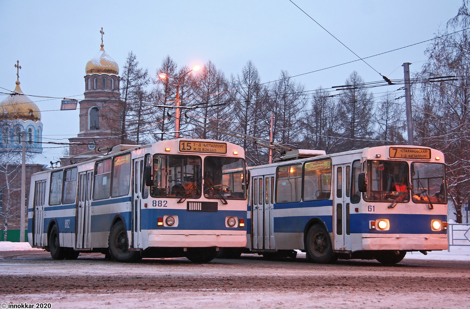 Самара, ЗиУ-682Г [Г00] № 882; Самара — Конечные станции и кольца (троллейбус)