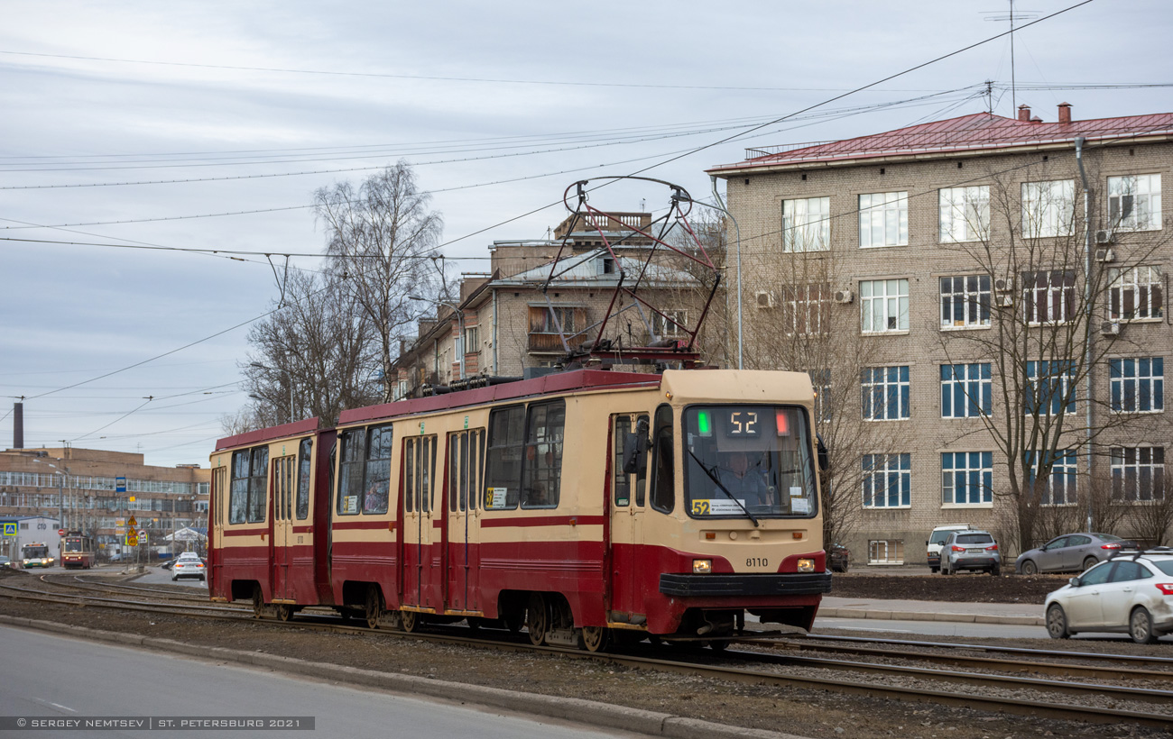 Санкт-Петербург, 71-147К (ЛВС-97К) № 8110 Санкт-Петербург, 71-147К (ЛВС-97К) № 8110