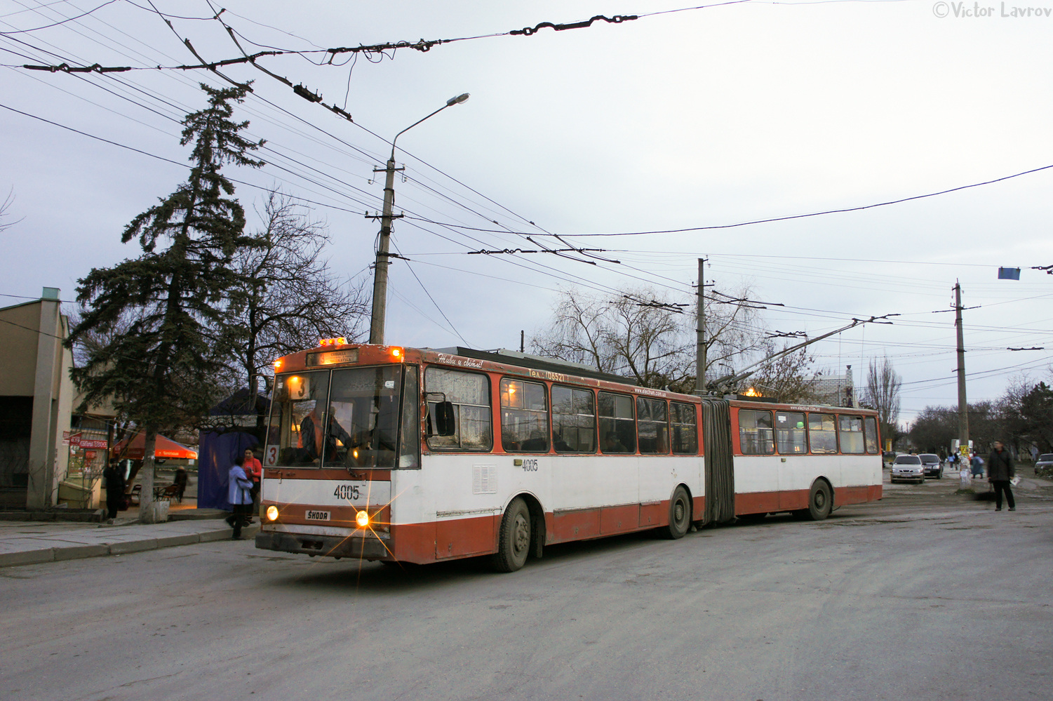 Крымский троллейбус, Škoda 15Tr02/6 № 4005