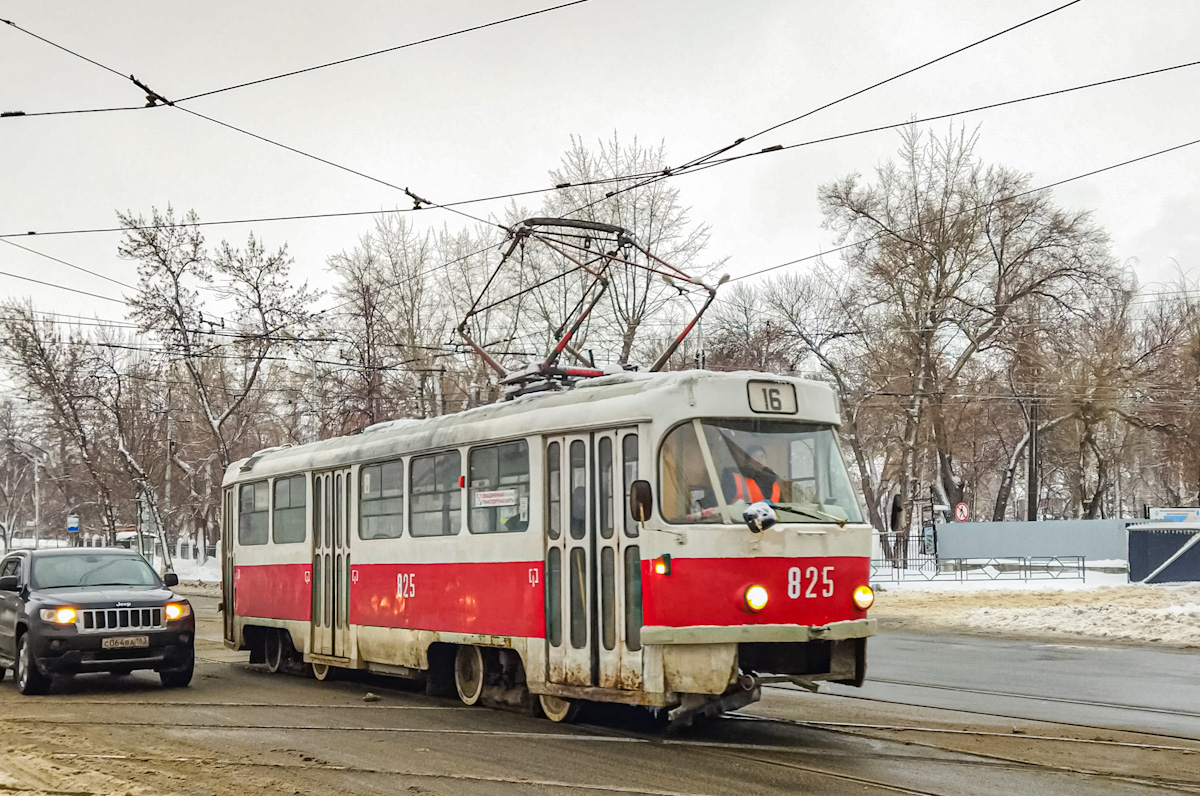 Самара, Tatra T3SU № 825