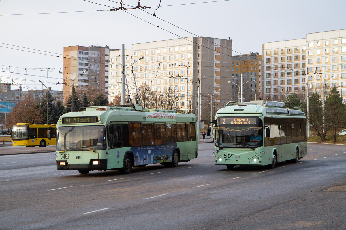 Минск, БКМ 321 № 5482; Минск, БКМ 32100D № 5023