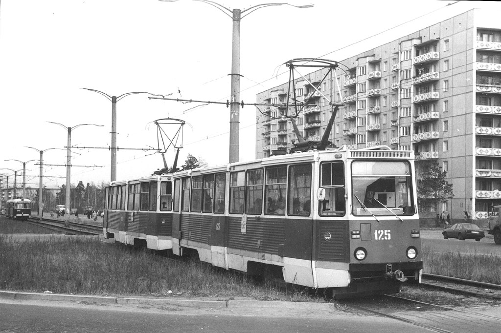 Angarsk, 71-605 (KTM-5M3) № 125; Angarsk, 71-605 (KTM-5M3) № 123; Angarsk — Old Photos Angarsk, 71-605 (KTM-5M3) № 125; Angarsk, 71-605 (KTM-5M3) № 123; Angarsk — Old Photos