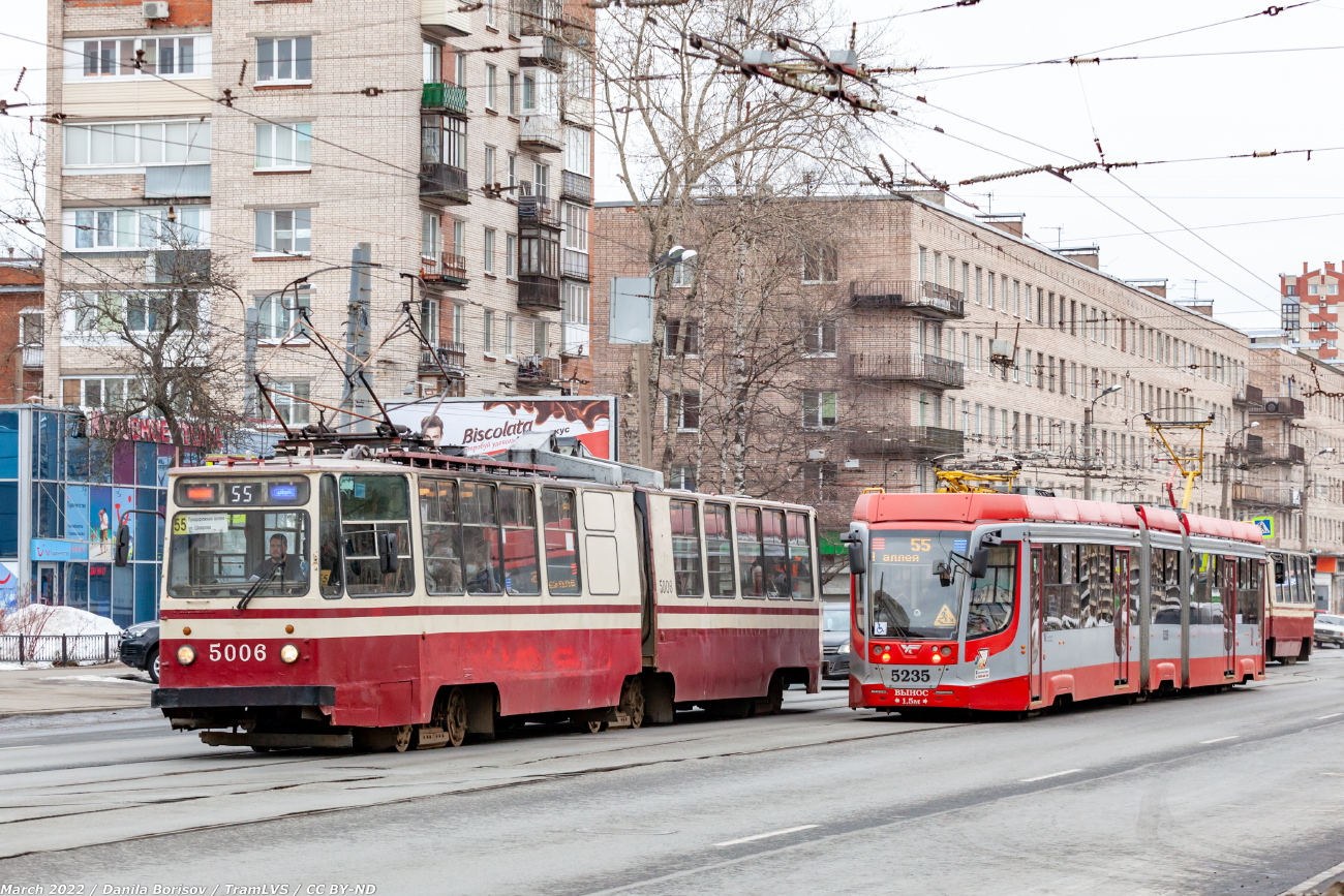 Санкт-Петербург, ЛВС-86К № 5006; Санкт-Петербург, 71-631-02.02 № 5235