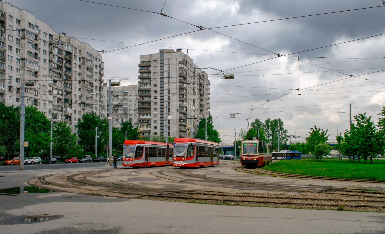 Санкт-Петербург — Конечные станции и разворотные кольца