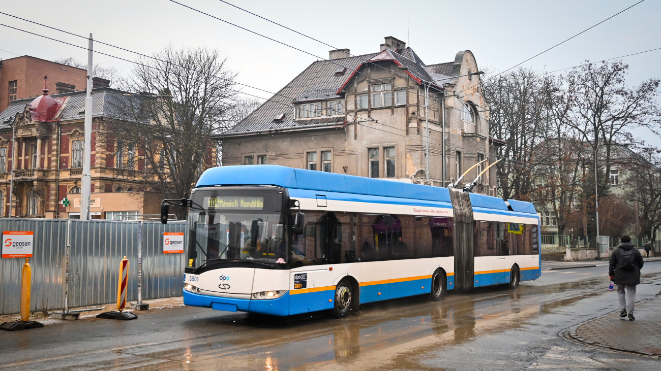Ostrava, Solaris Trollino III 18 AC — 3801