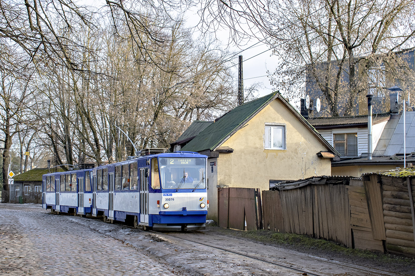 Рига, Tatra T3MR (T6B5-R) № 35076