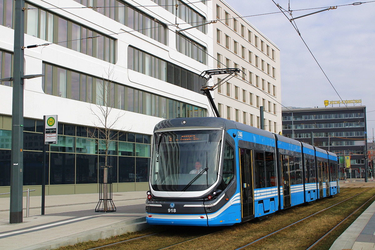 Хемниц, Škoda 35T ForCity Classic № 918