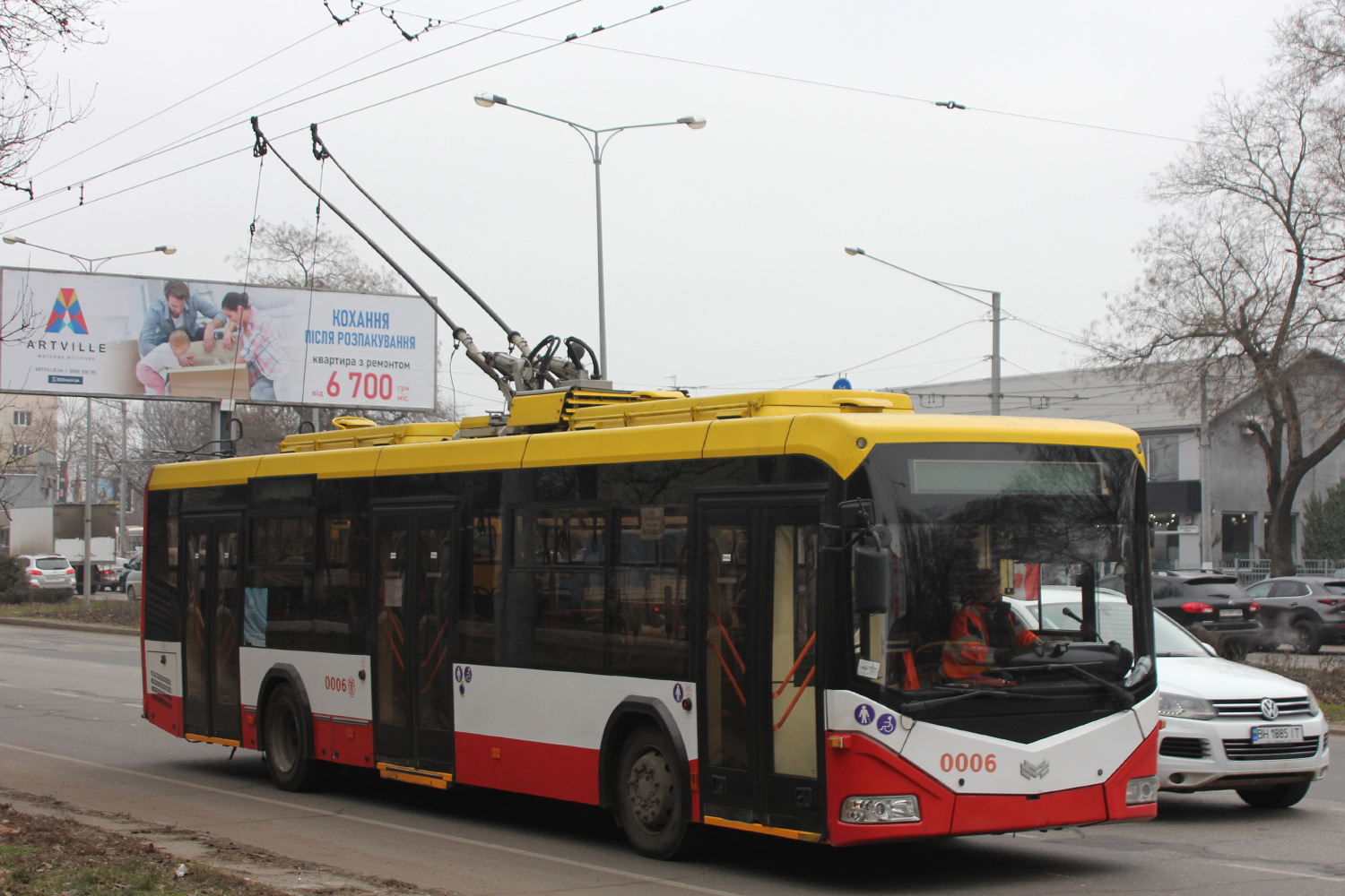 Одесса, БКМ 321 № 0006