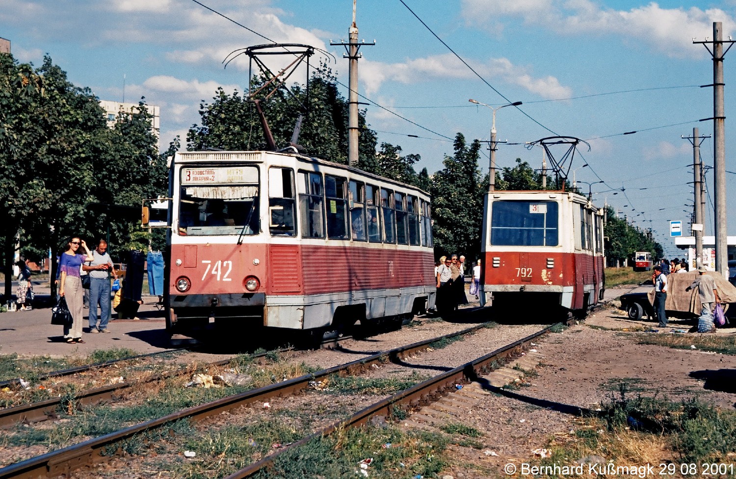 Mariupolis, 71-605 (KTM-5M3) nr. 742; Mariupolis, 71-605A nr. 792 Mariupolis, 71-605 (KTM-5M3) nr. 742; Mariupolis, 71-605A nr. 792