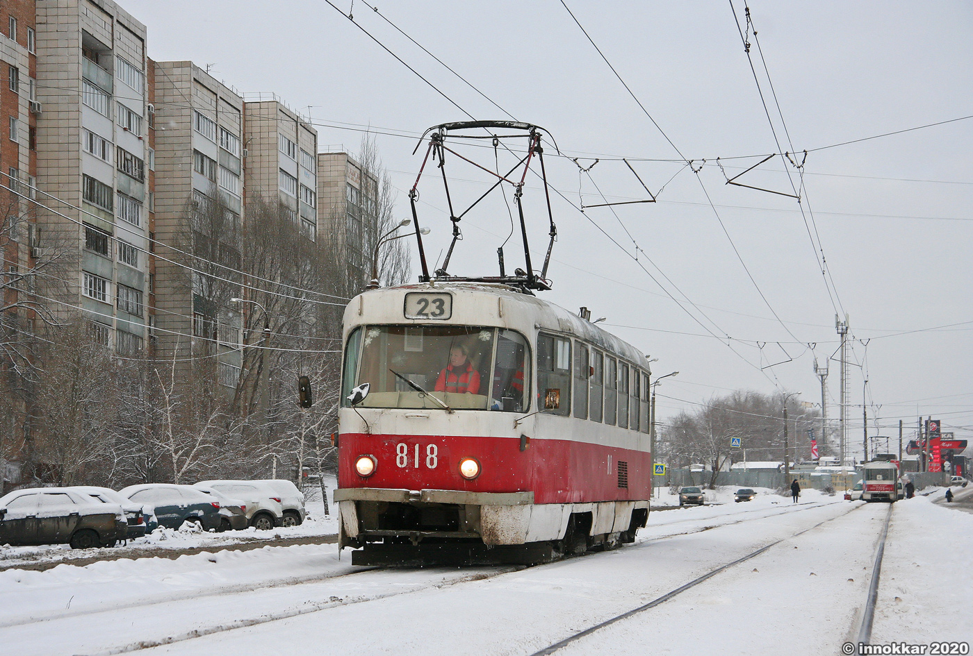 Самара, Tatra T3SU № 818
