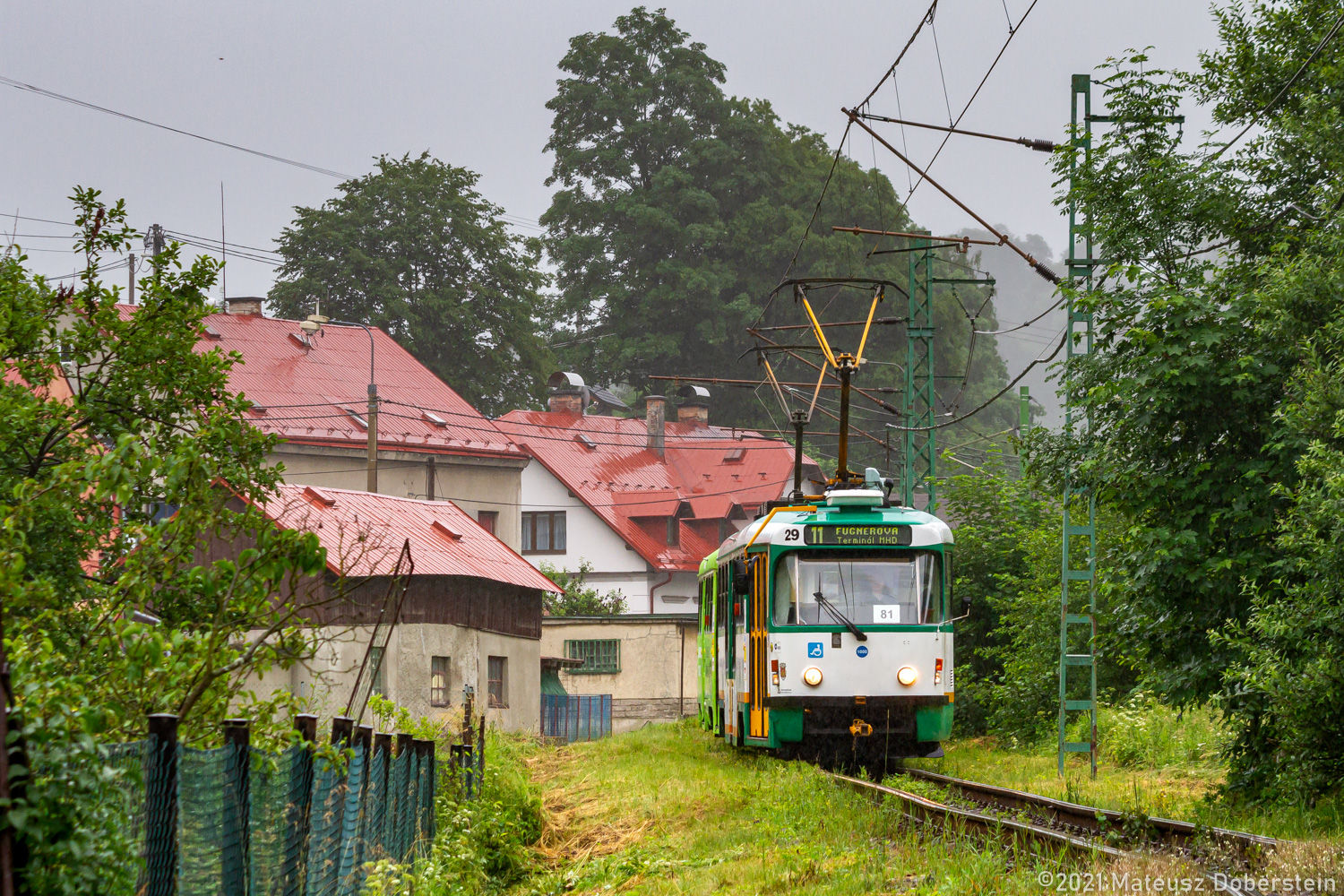 Liberec ― Jablonec nad Nisou, Tatra T3R.PLF N°. 29; Liberec ― Jablonec nad Nisou — Les semaines derniéres de la voie métrique, 2021