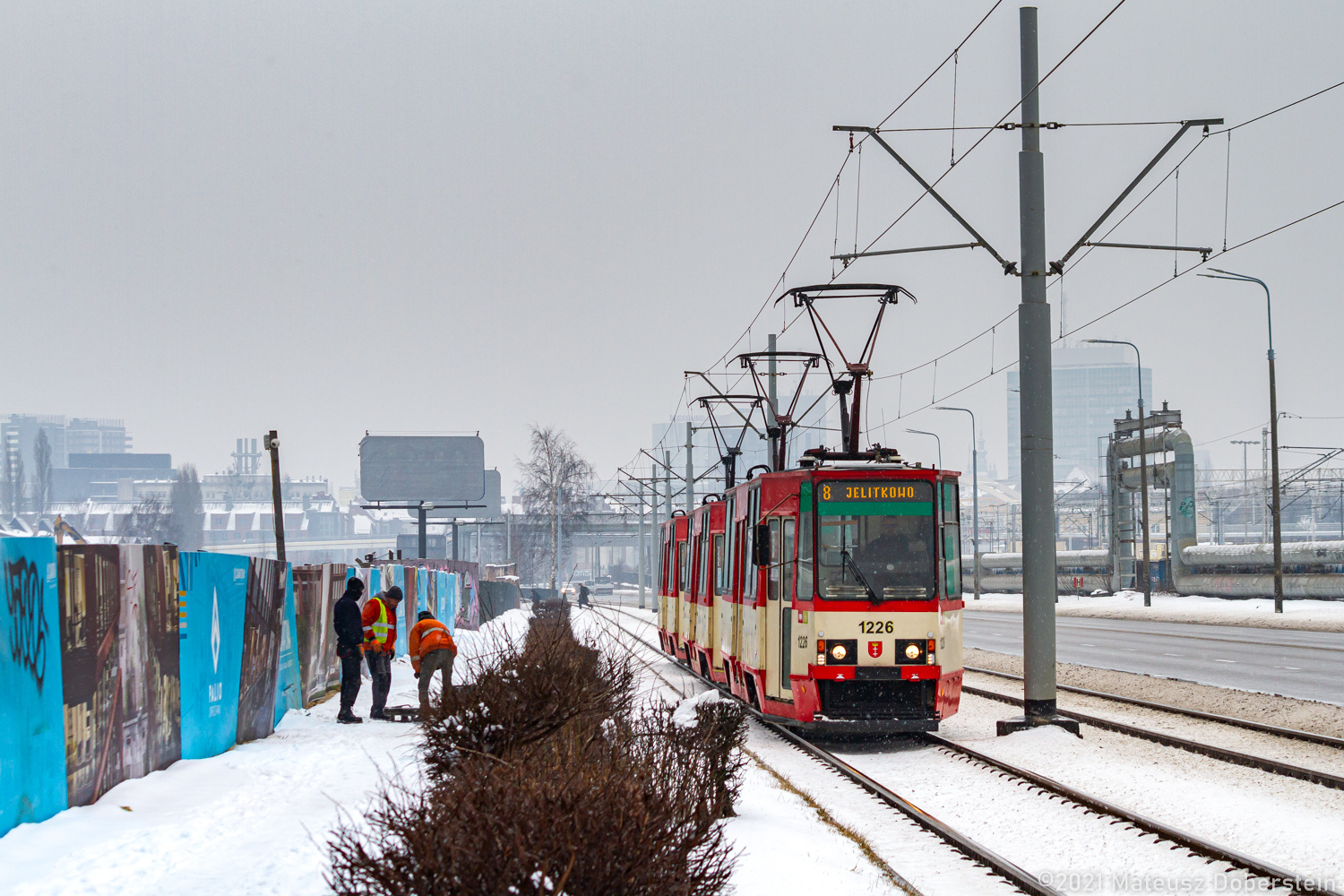 Гданьск, Konstal 105Nch № 1226