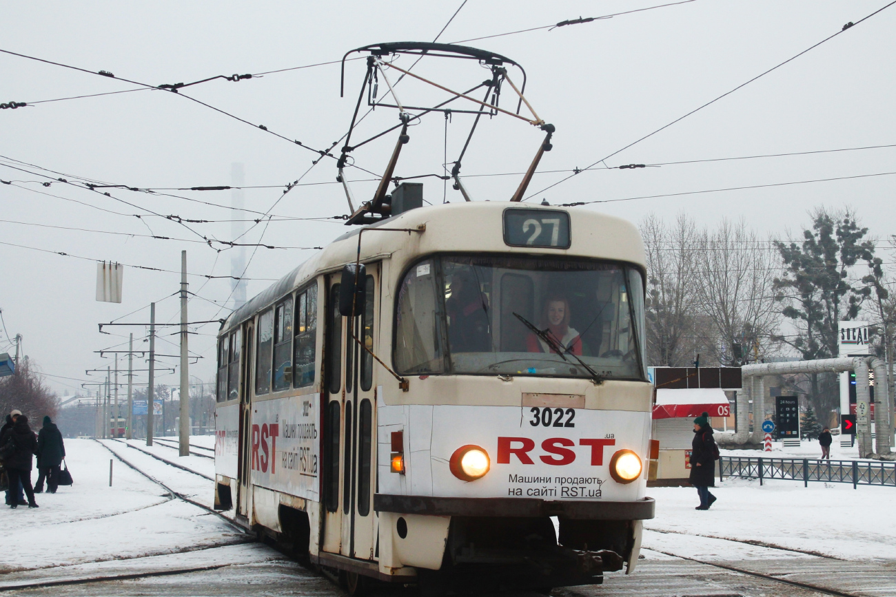 Харьков, Tatra T3SUCS № 3022