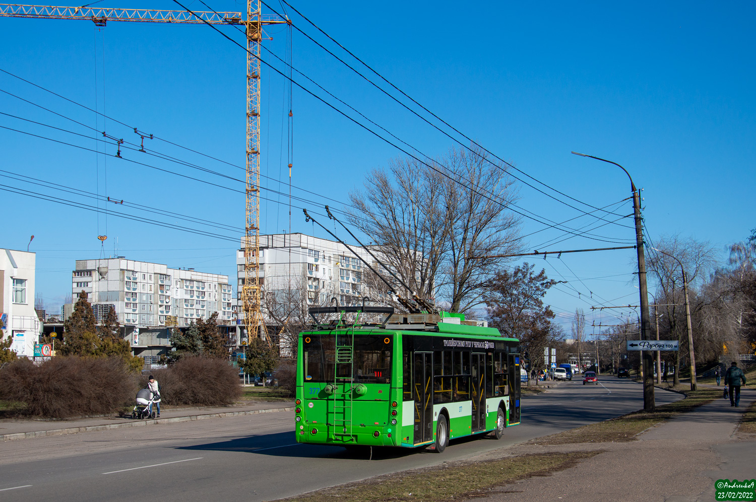 Черкассы, Богдан Т70117 № 377