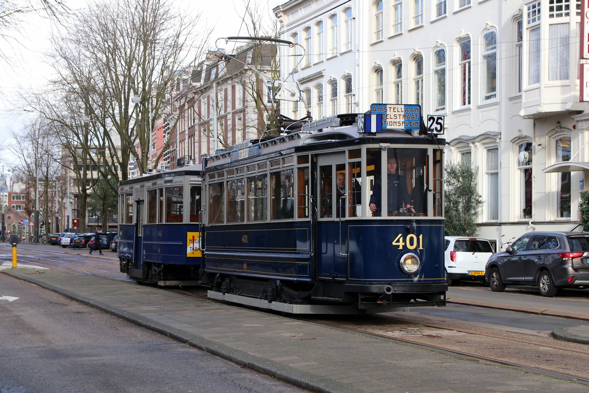 Amsterdam, Werkspoor 2-axle motor car Br. 401 Amsterdam, Werkspoor 2-axle motor car Br. 401
