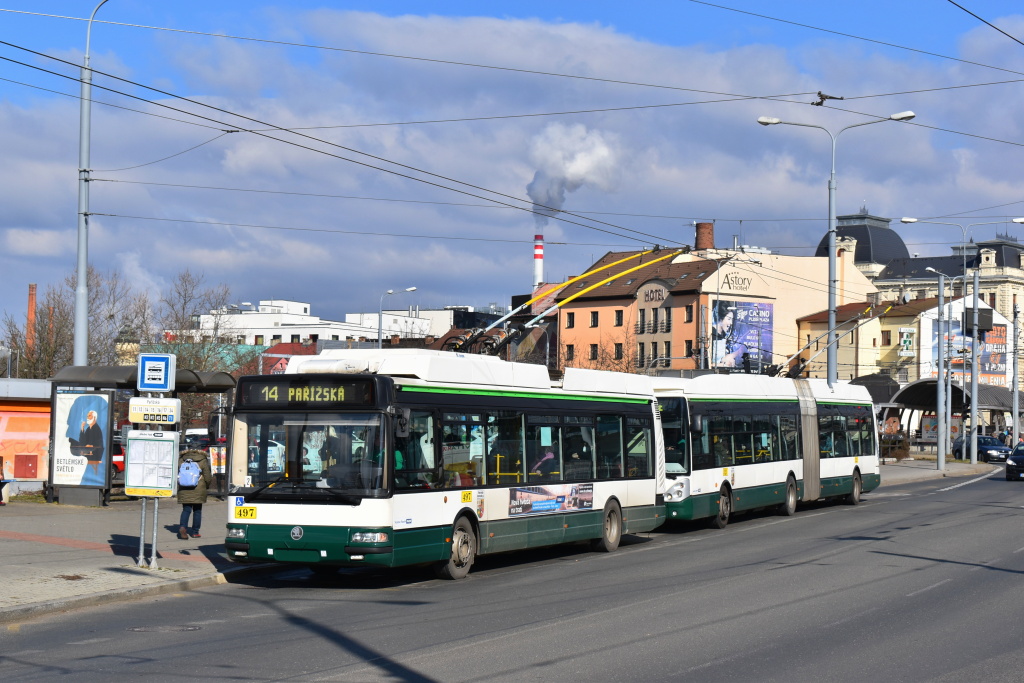 Пльзень, Škoda 24Tr Irisbus Citybus № 497