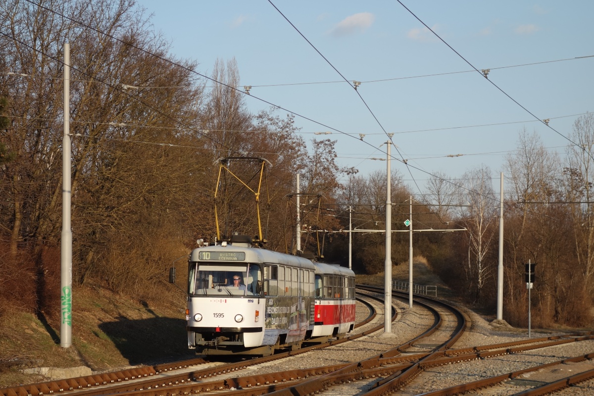 Брно, Tatra T3P № 1595; Брно, Tatra T3P № 1564
