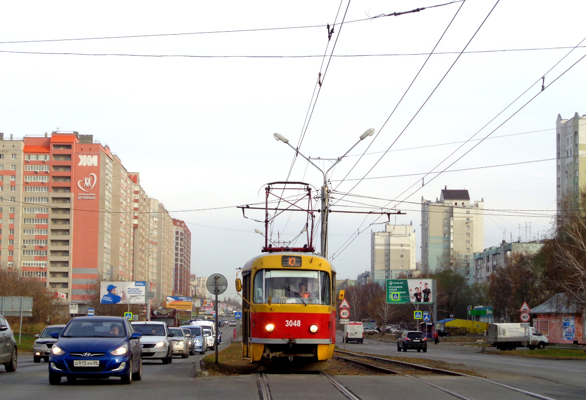 Barnaul, Tatra T3SU № 3048