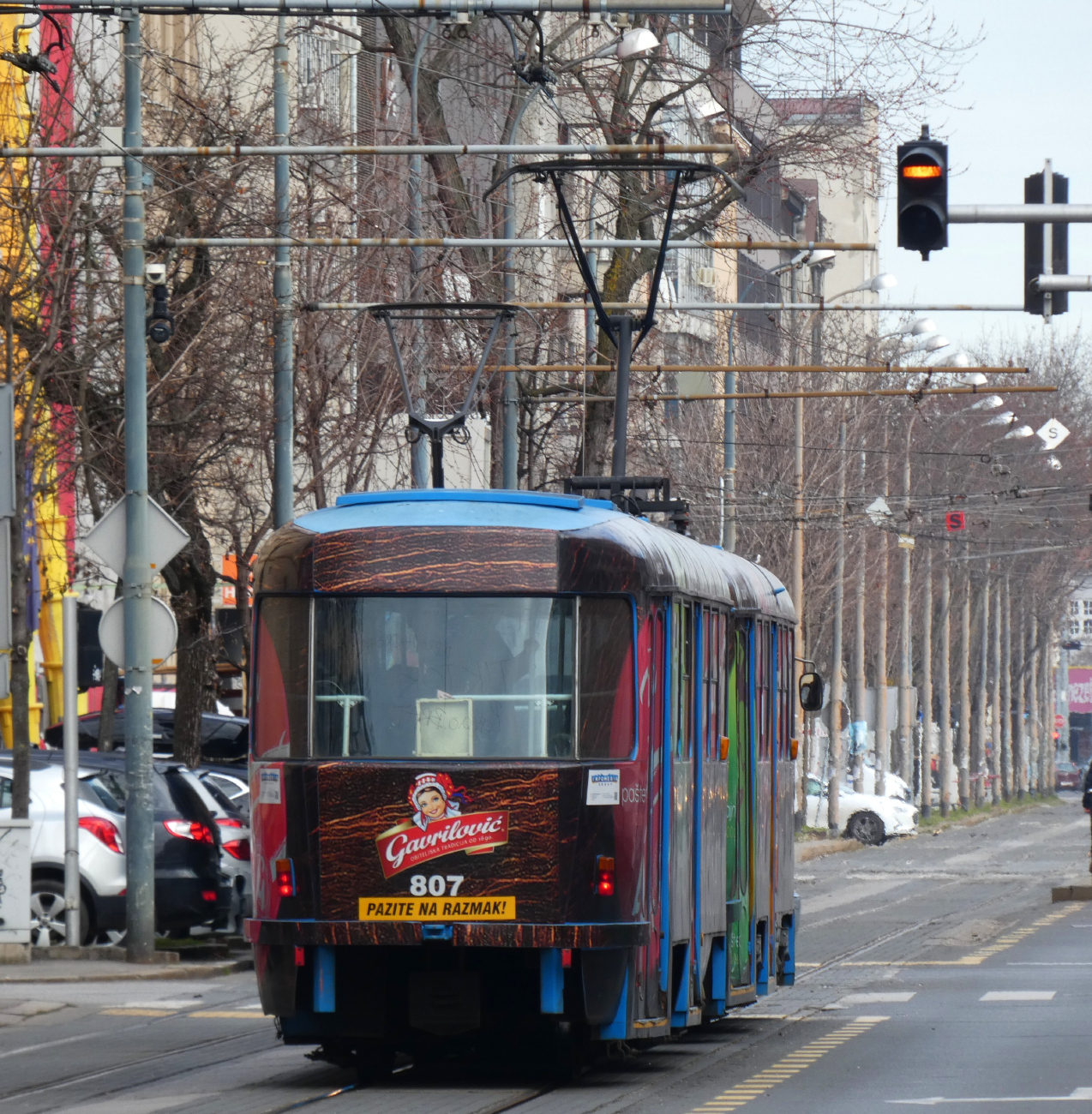 Загреб, Tatra B4YU № 807
