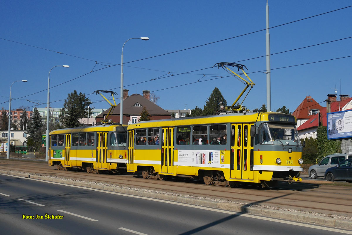 Пльзень, Tatra T3R.P № 243